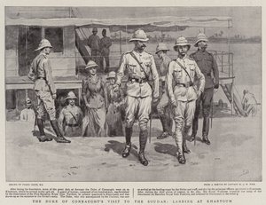 Duke of Connaught vierailee Soudanissa, laskeutuu Khartumiin